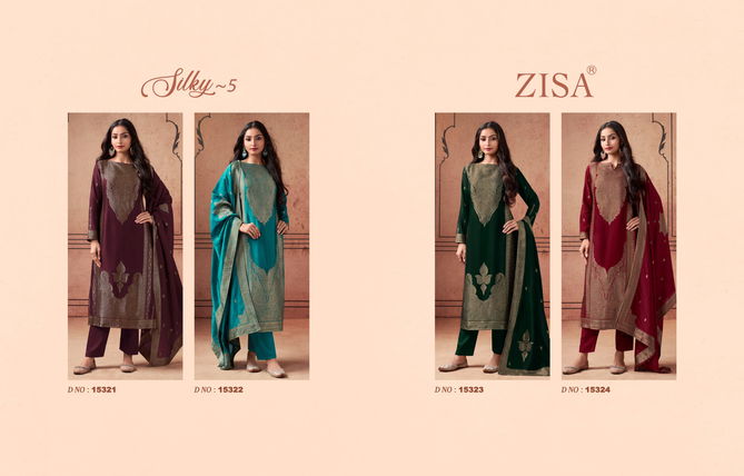 Silky 5 By Zisa Printed Designer Salwar Kameez Wholesale Price In Surat
